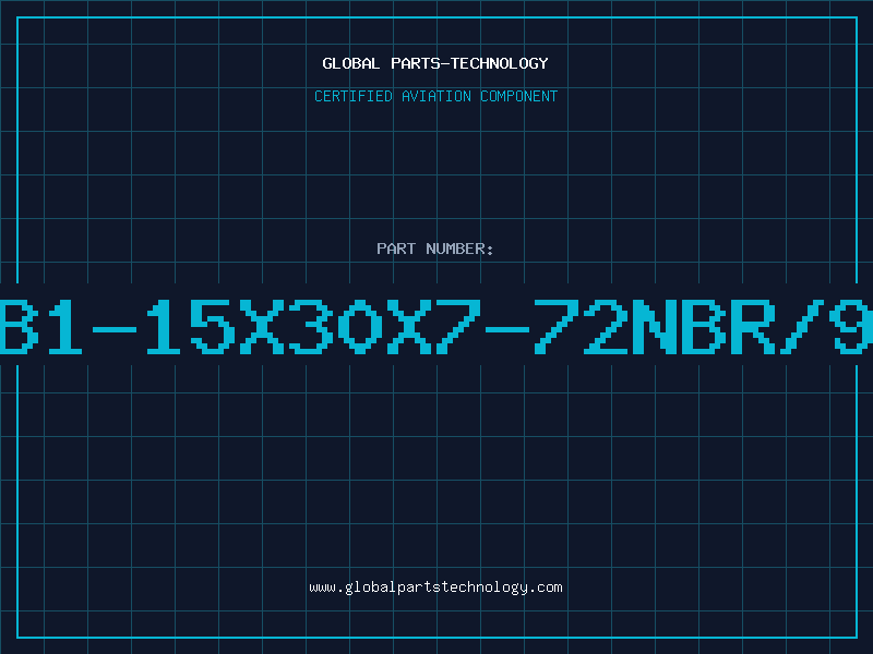 Aviation Part B1-15X30X7-72NBR/9