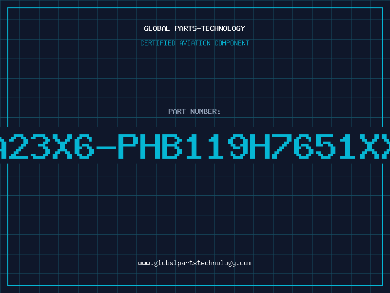 Aviation Part B11-A23X6-PHB119H7651XX7600