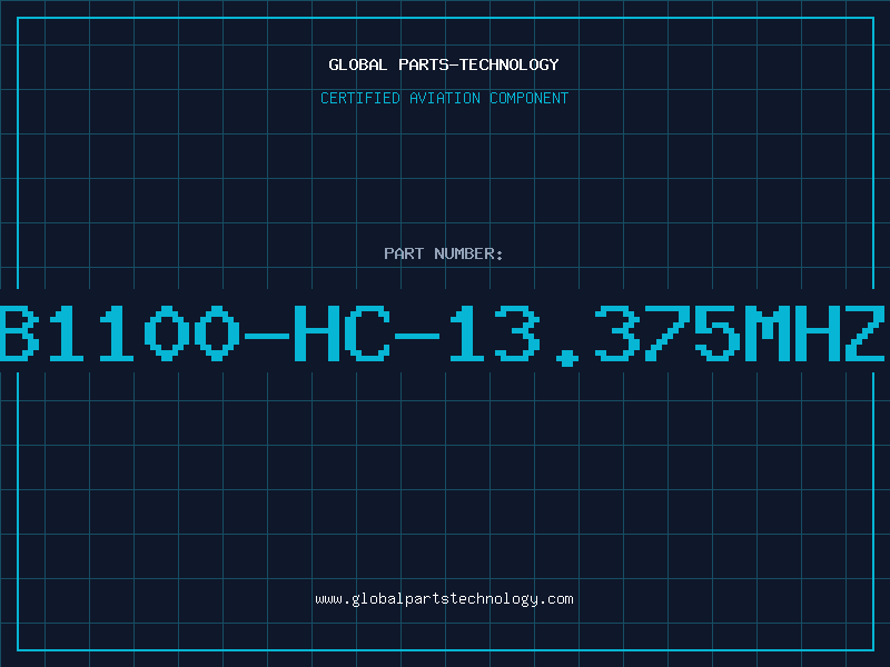 Aviation Part B1100-HC-13.375MHZ