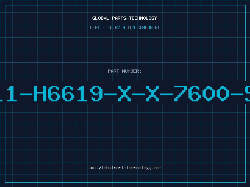 Aviation Part B111-H6619-X-X-7600-SIE