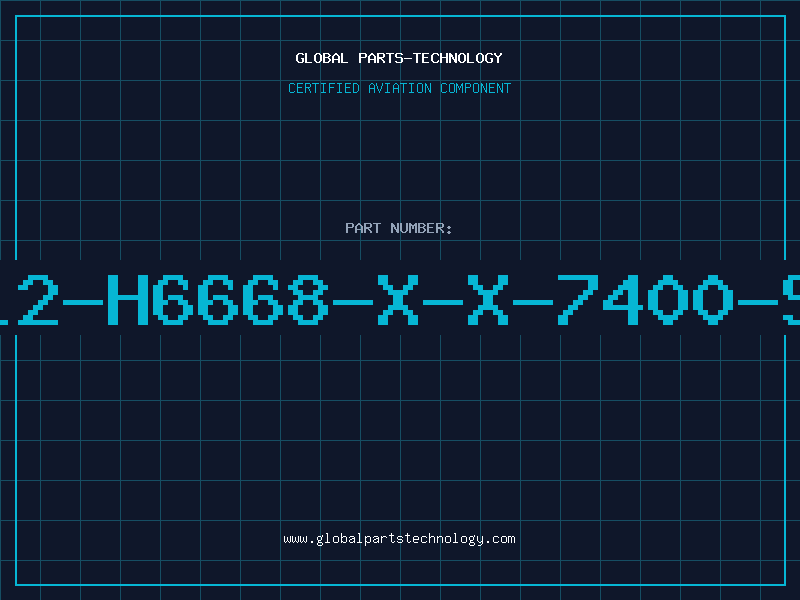 Aviation Part B112-H6668-X-X-7400-SIE