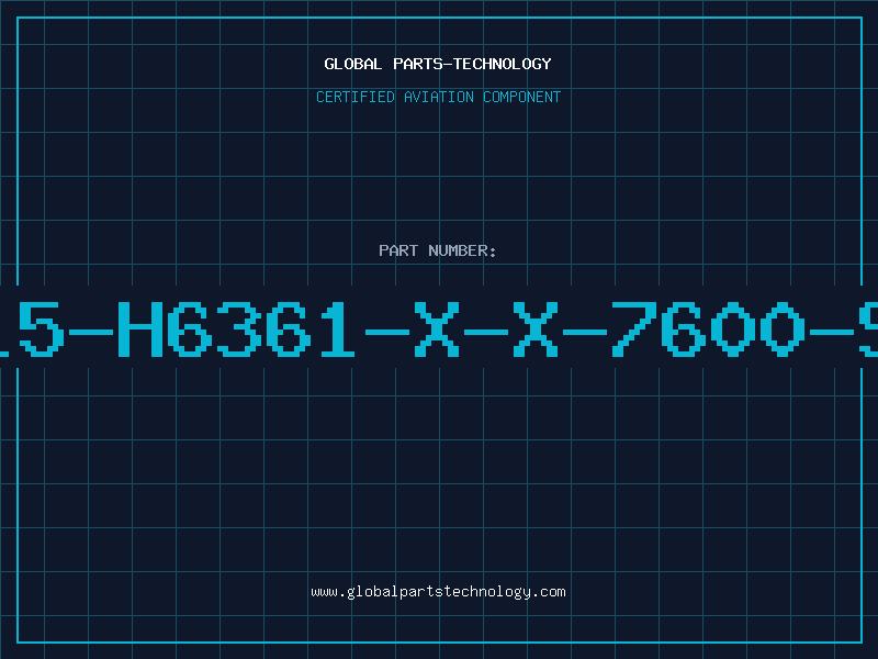 Aviation Part B115-H6361-X-X-7600-SIE