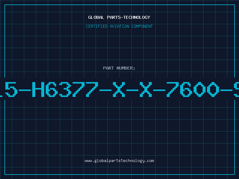 Aviation Part B115-H6377-X-X-7600-SIE