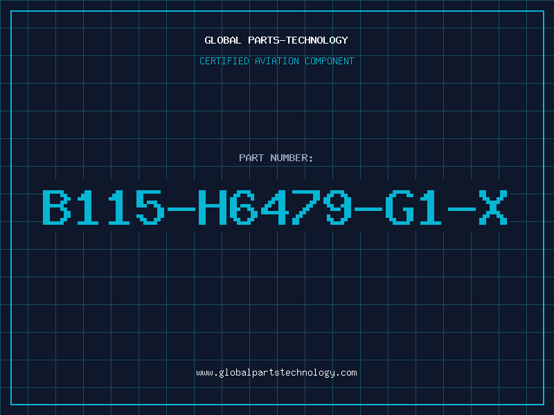 Aviation Part B115-H6479-G1-X