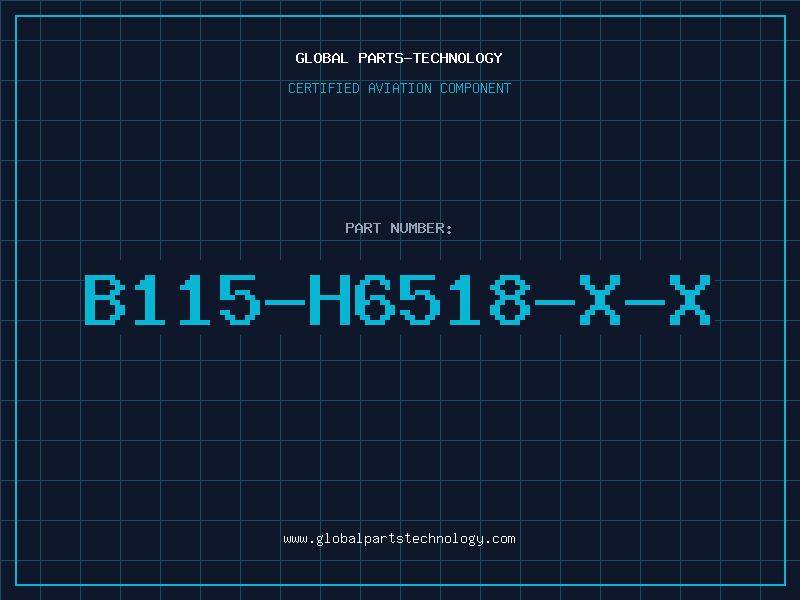 Aviation Part B115-H6518-X-X