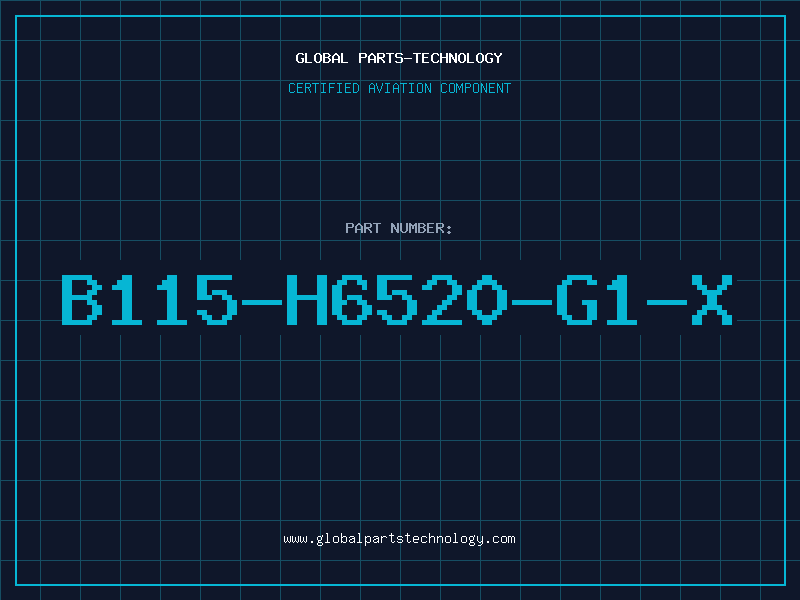 Aviation Part B115-H6520-G1-X
