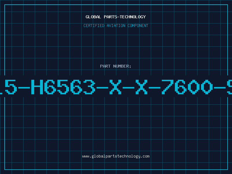 Aviation Part B115-H6563-X-X-7600-SIE