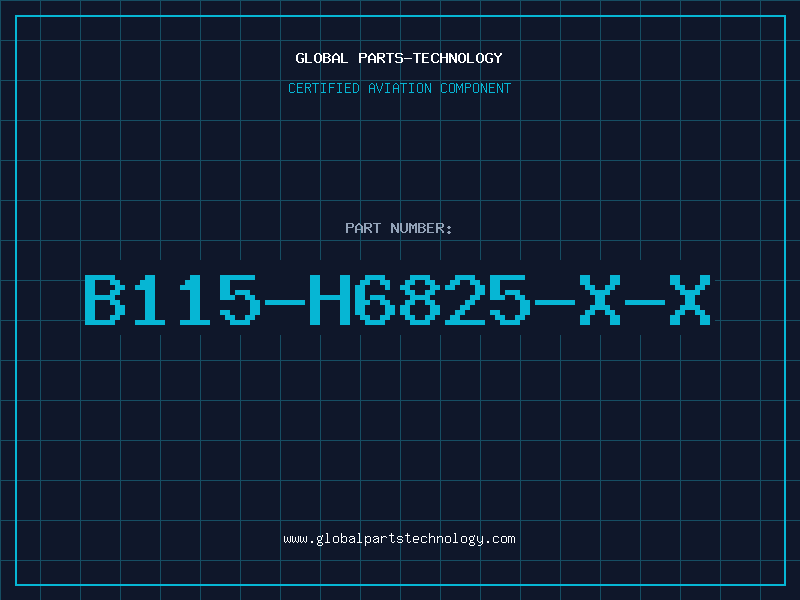 Aviation Part B115-H6825-X-X