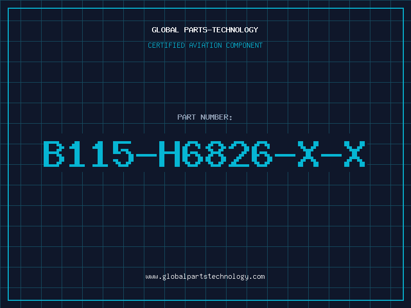 Aviation Part B115-H6826-X-X