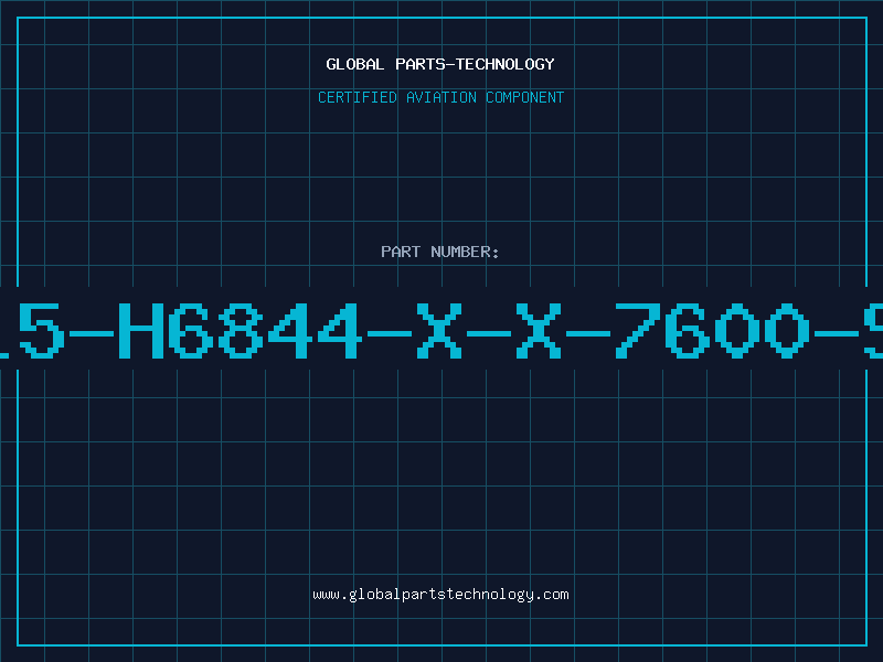 Aviation Part B115-H6844-X-X-7600-SIE
