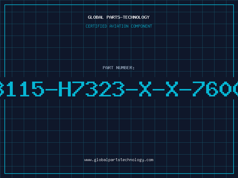 Aviation Part B115-H7323-X-X-7600