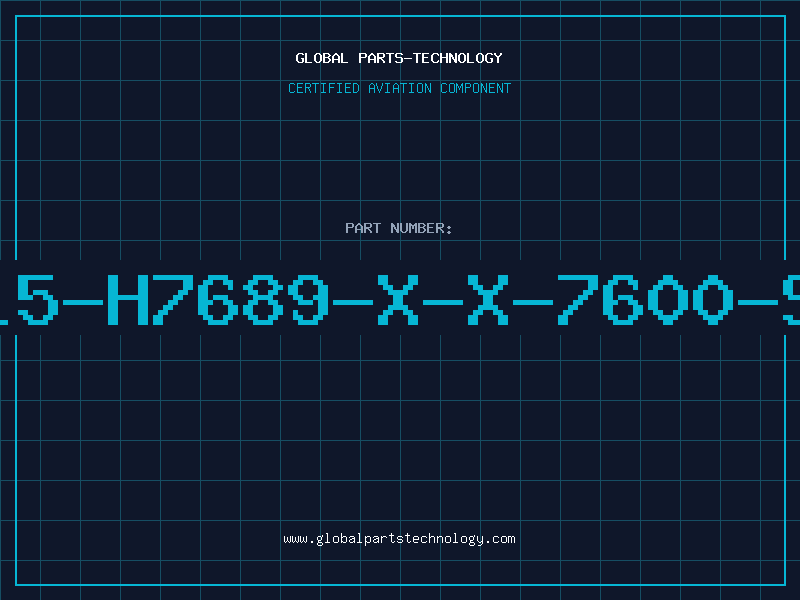 Aviation Part B115-H7689-X-X-7600-SIE