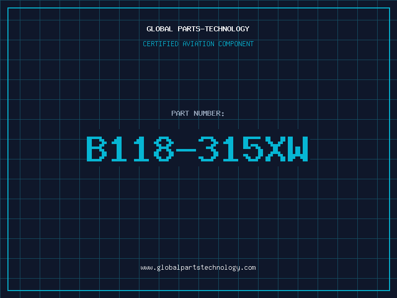 Aviation Part B118-315XW