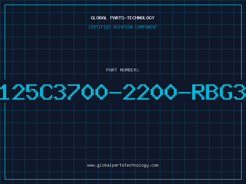Aviation Part B125C3700-2200-RBG32