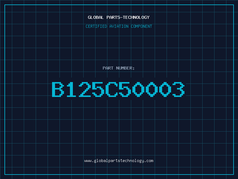 Aviation Part B125C50003