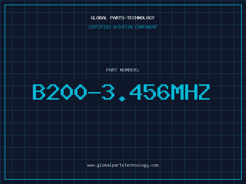 Aviation Part B200-3.456MHZ