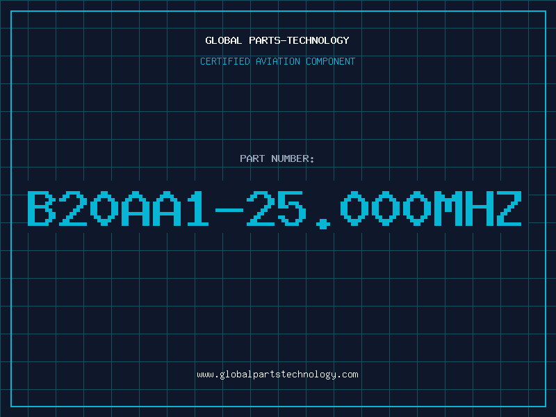 Aviation Part B20AA1-25.000MHZ