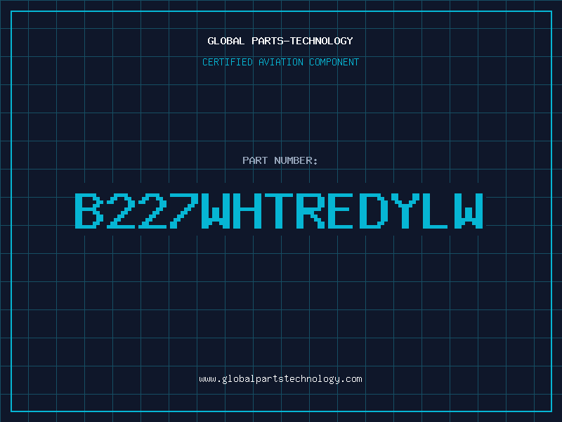 Aviation Part B227WHTREDYLW
