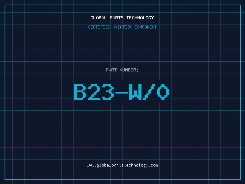 Aviation Part B23-W/0