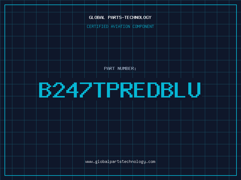 Aviation Part B247TPREDBLU