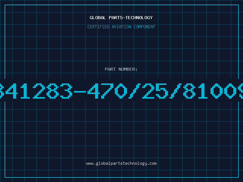 Aviation Part B41283-470/25/81009
