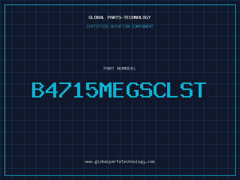 Aviation Part B4715MEGSCLST