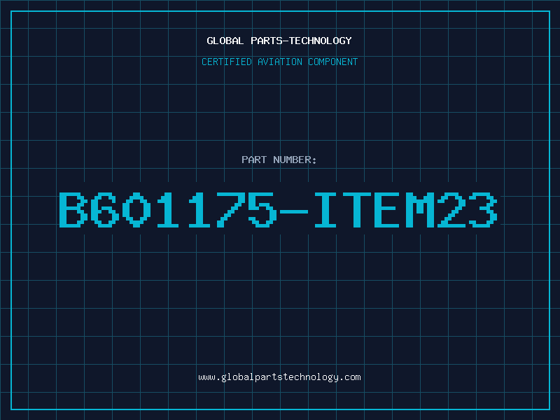 Aviation Part B601175-ITEM23