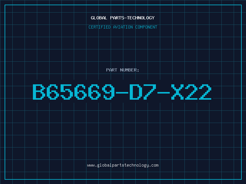 Aviation Part B65669-D7-X22