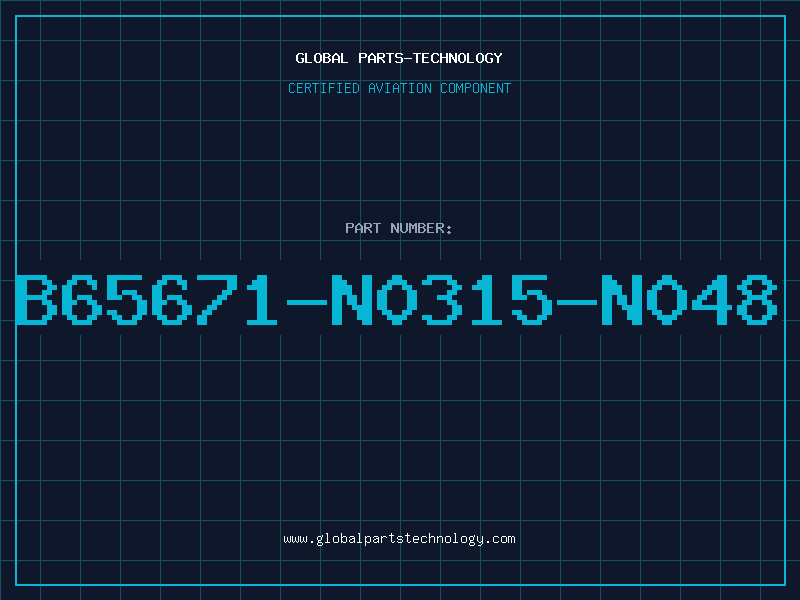 Aviation Part B65671-N0315-N048