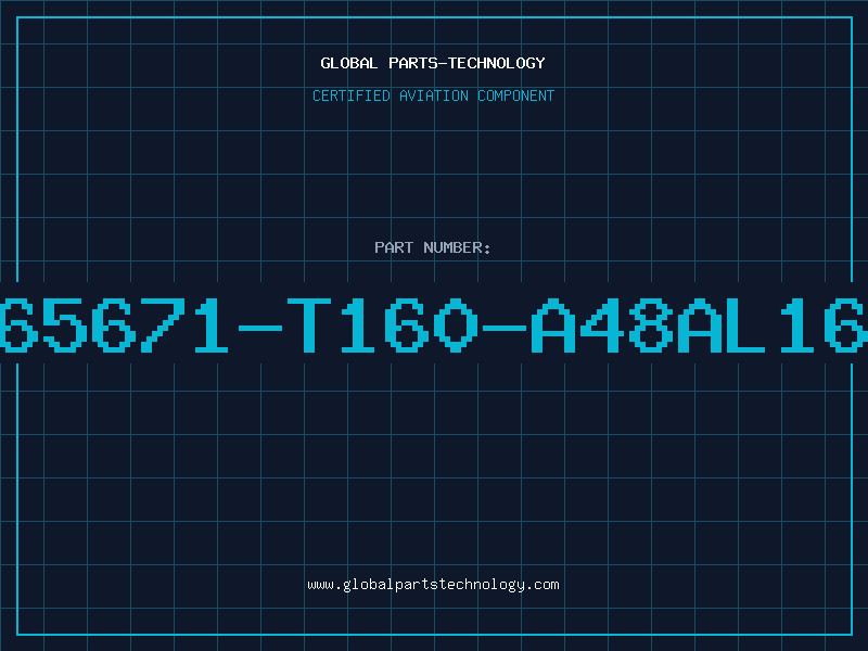 Aviation Part B65671-T160-A48AL160