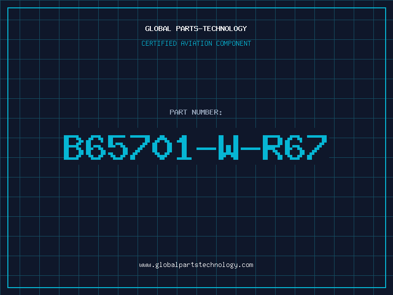 Aviation Part B65701-W-R67