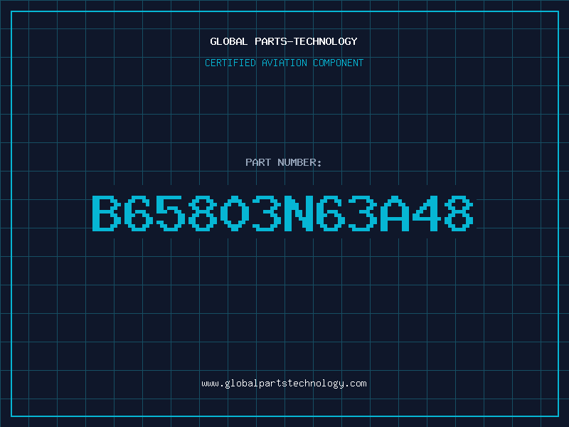 Aviation Part B65803N63A48