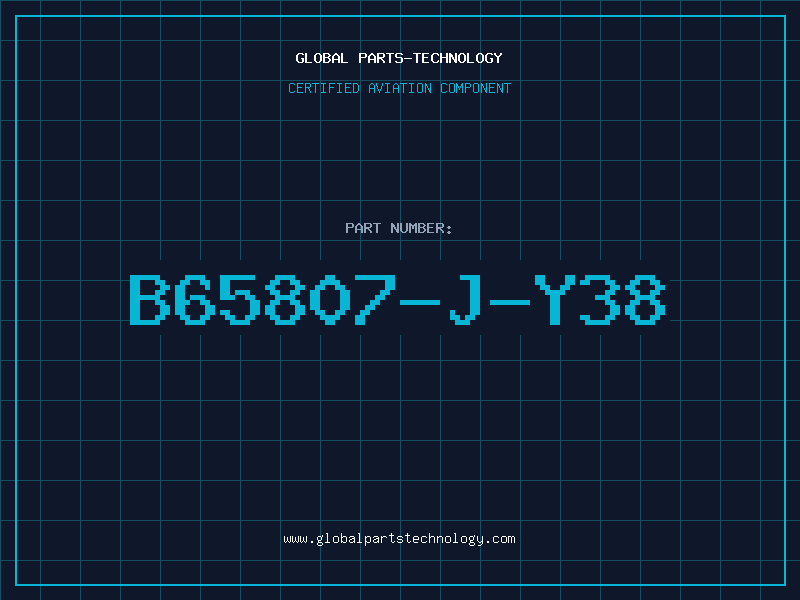 Aviation Part B65807-J-Y38
