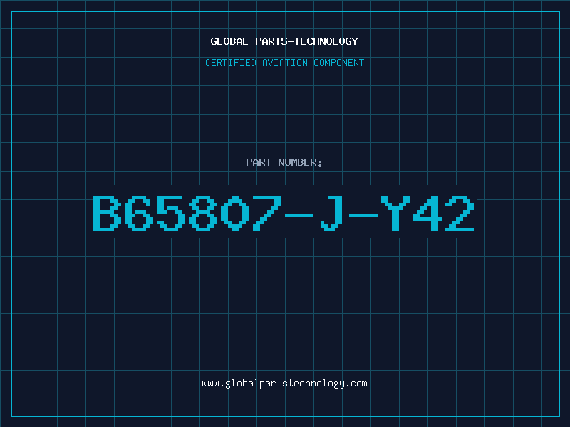 Aviation Part B65807-J-Y42