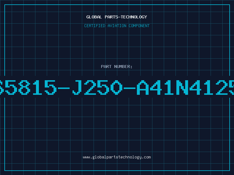 Aviation Part B65815-J250-A41N41250