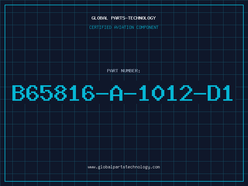 Aviation Part B65816-A-1012-D1