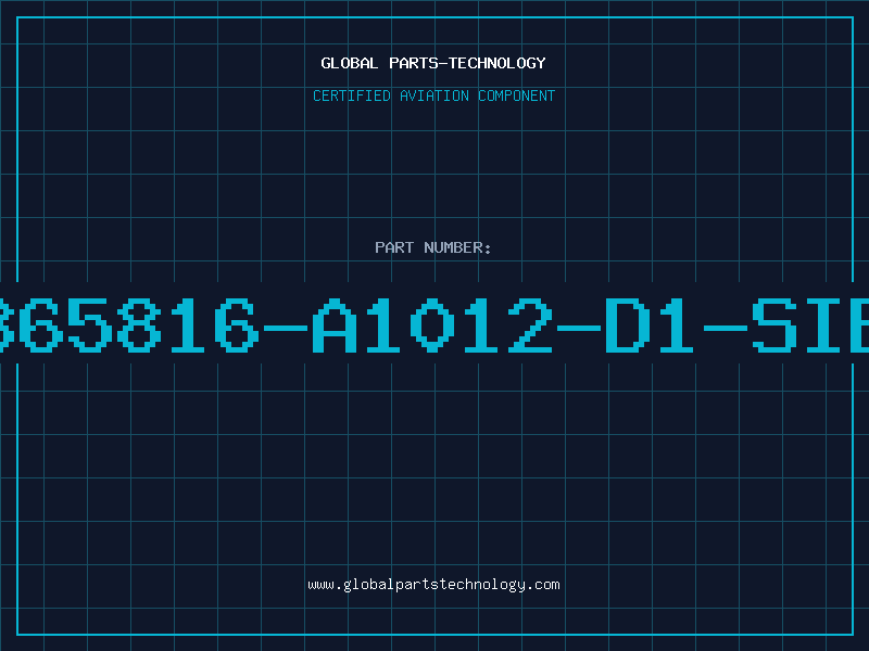Aviation Part B65816-A1012-D1-SIE