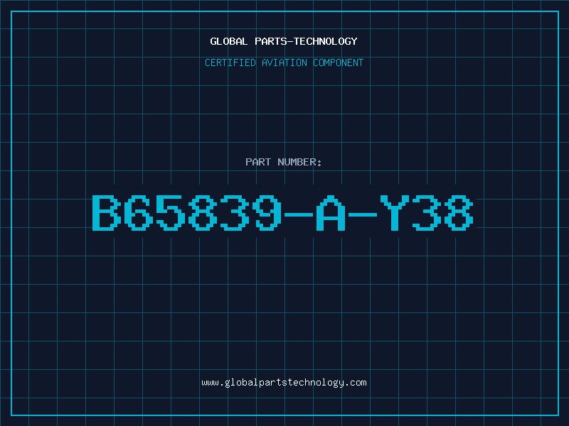 Aviation Part B65839-A-Y38
