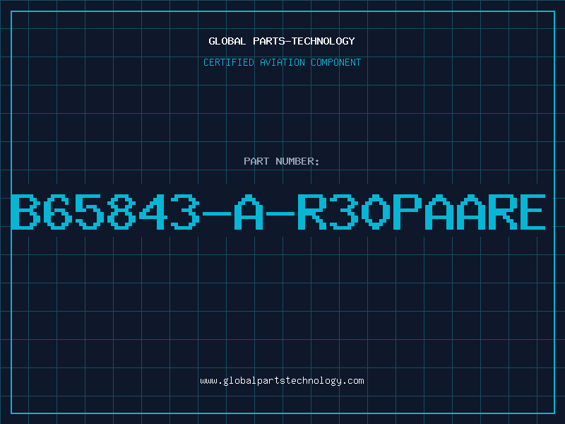 Aviation Part B65843-A-R30Paare