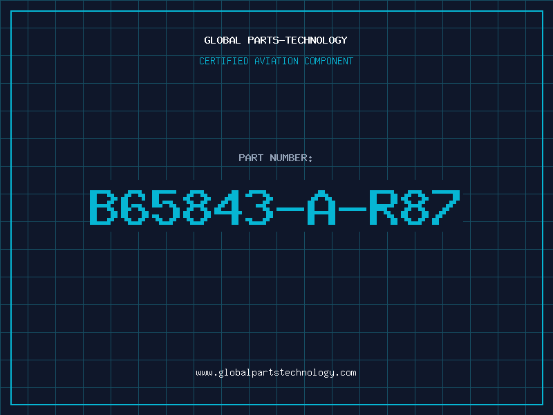 Aviation Part B65843-A-R87