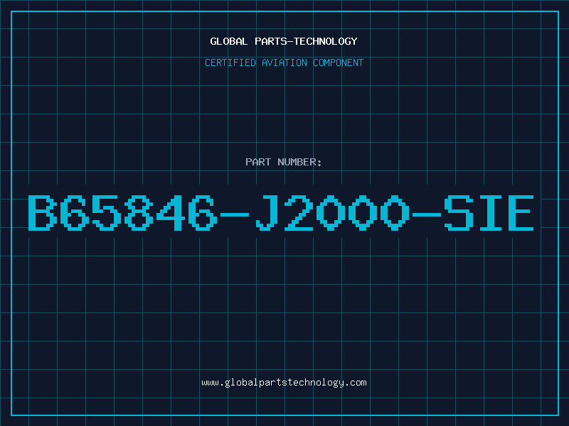 Aviation Part B65846-J2000-SIE