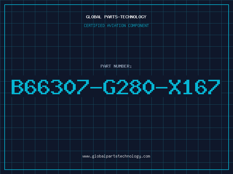 Aviation Part B66307-G280-X167