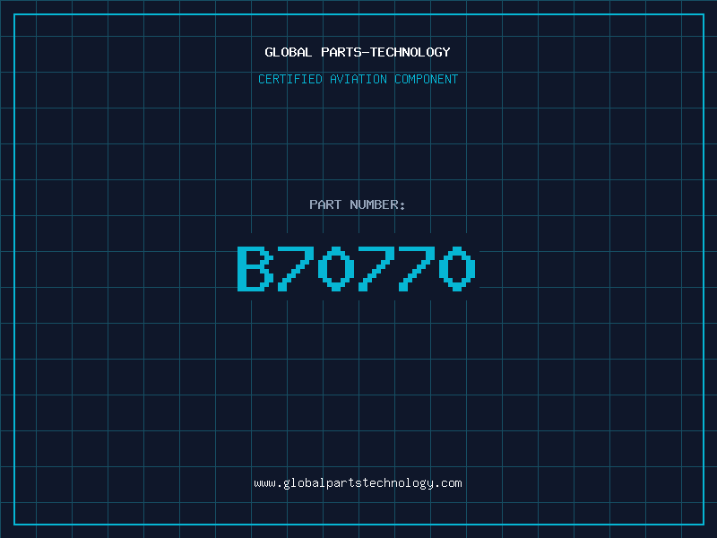 Aviation Part B70770