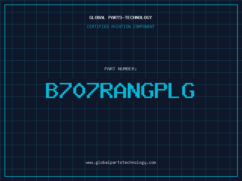 Aviation Part B707RANGPLG