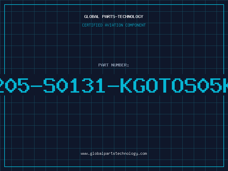 Aviation Part B72205-S0131-KGOTOS05K130