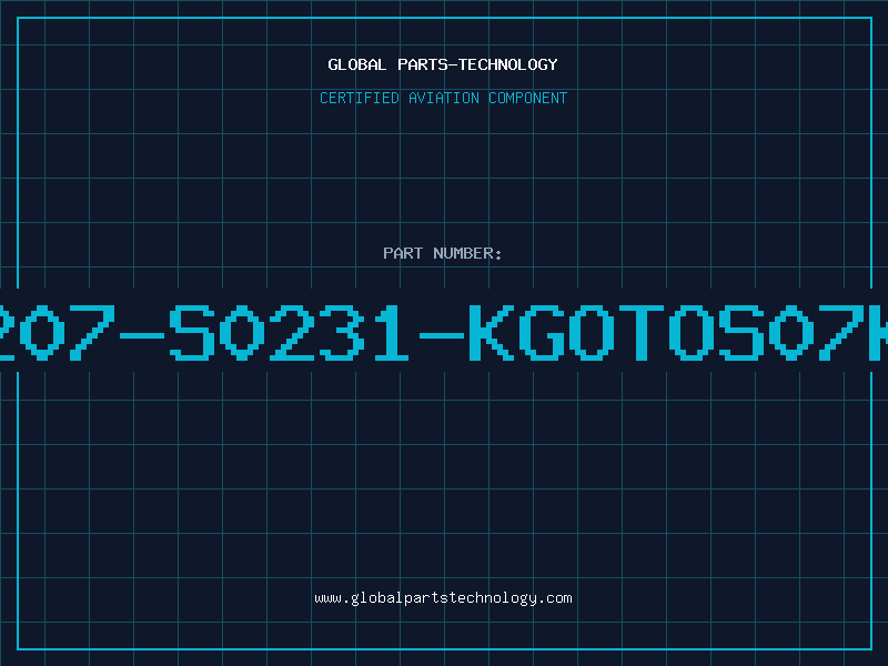 Aviation Part B72207-S0231-KGOTOS07K230
