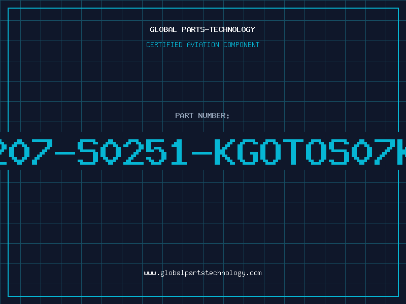 Aviation Part B72207-S0251-KGOTOS07K250