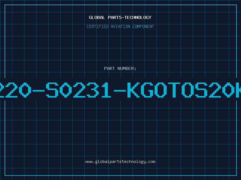 Aviation Part B72220-S0231-KGOTOS20K230