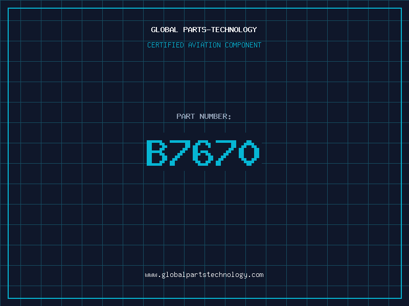 Aviation Part B7670