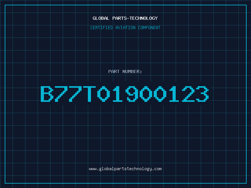 Aviation Part B77T01900123